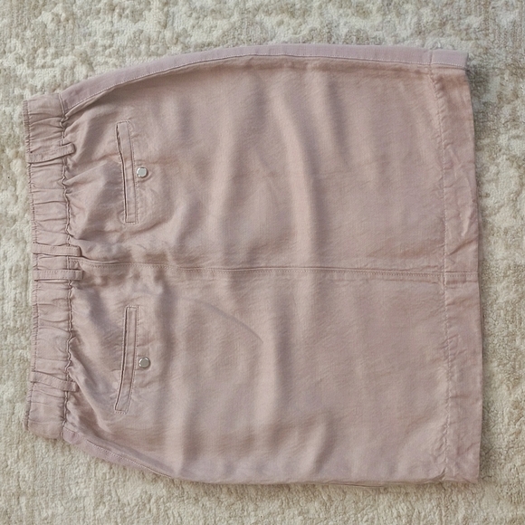 Banana Republic Linen Blend Skirt 0 Dusty Rose - Picture 12 of 14